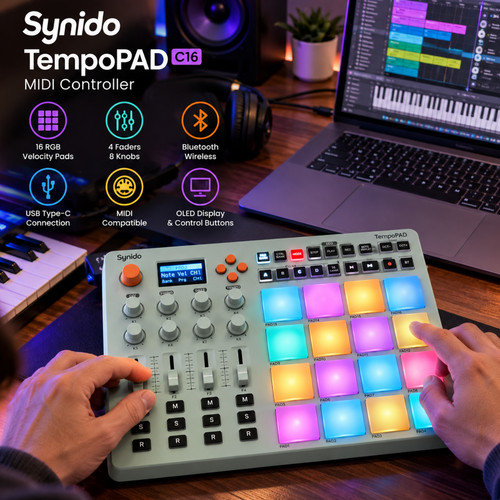Synido tempopad c16 midi - synido,